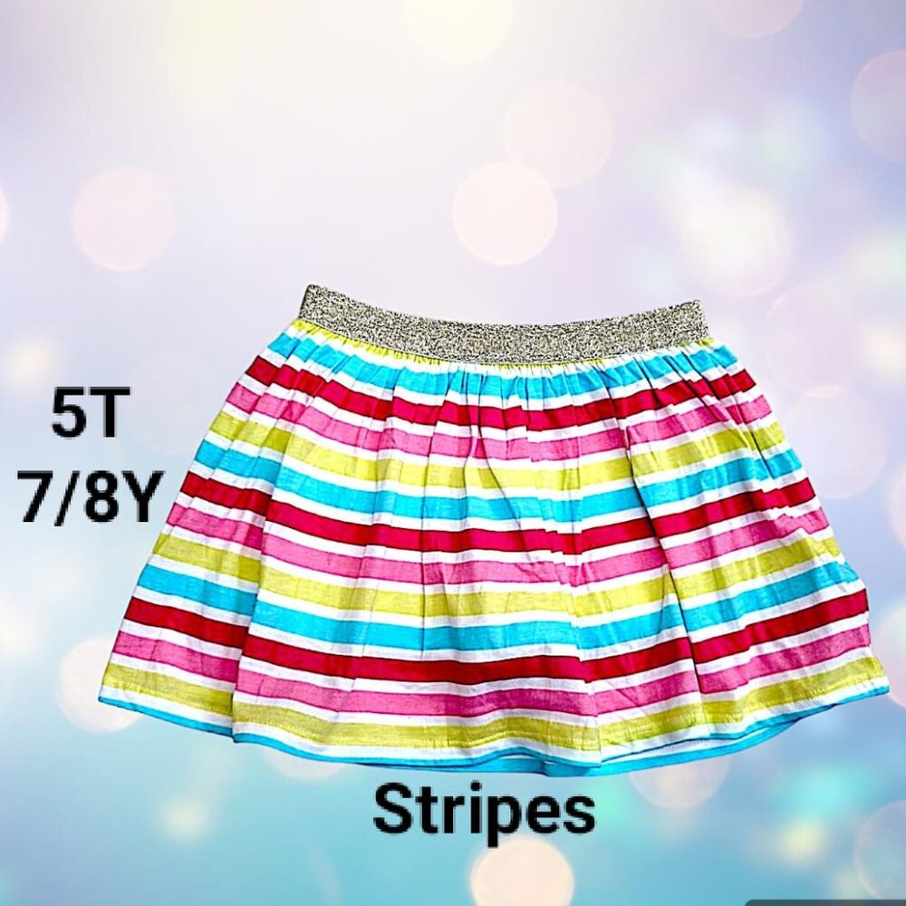 NWOT Cynthia Rowley Rainbow Striped Skort sizes 5T & 7/8
